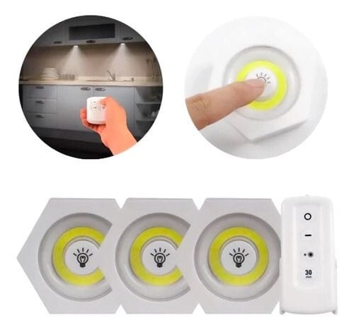 FOCO LUZ LED X3 INAL Adhesivas +CONTROL