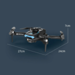 Dron Teledirigido F169 8K en vuelo, cámara 8K del dron F169, dron F169 alta definición