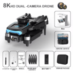 Dron Teledirigido F169 8K en vuelo, cámara 8K del dron F169, dron F169 alta definición