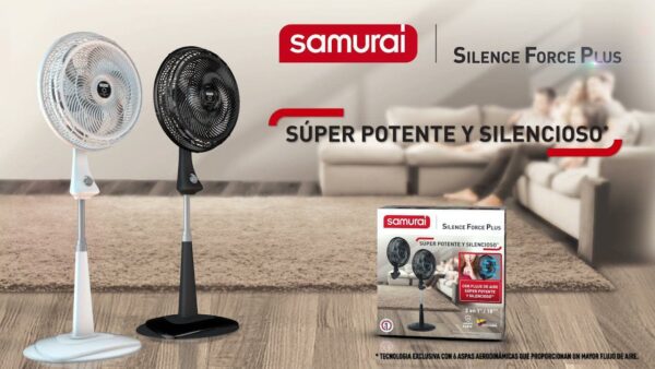 VENTILADOR SAMURAI SILENCE FORCE PLUS