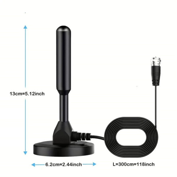 Vista alterna de Antena TDT Metálica 5mts - Recepción de Señal Digital de Alta Calidad