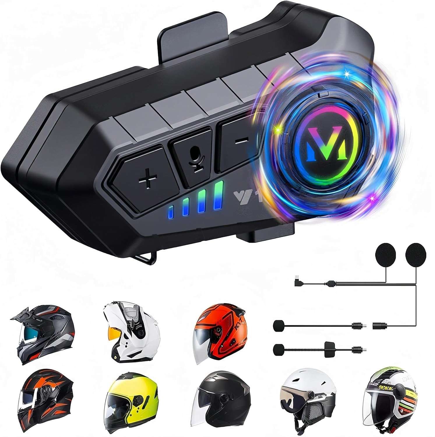 Intercomunicador de Moto Helmet 10 2X - Comunicación y conectividad para motociclistas