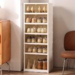 Organizador de zapatos tipo cubo de 6 niveles para 12 pares en color blanco