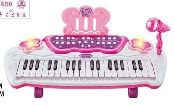 Piano de niña con microfono online