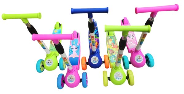 PATINETA SCOOTER KIDS COLORS LUCES Y MUSICA