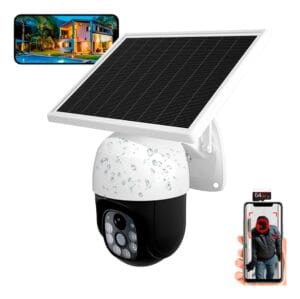 CAMARA EXTERIOR SOLAR 4G - 08S CAJA BLANCA