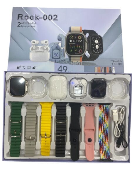 COMBO SMART WATCH PAREJA ROCK-002