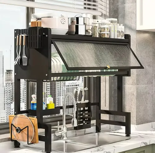 Vista alterna de ORGANIZADOR ESCURRIDOR DE PLATOS DE 65CM CON PUERTA