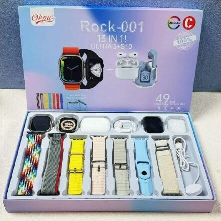 COMBO SMART WATCH PAREJA ROCK-001