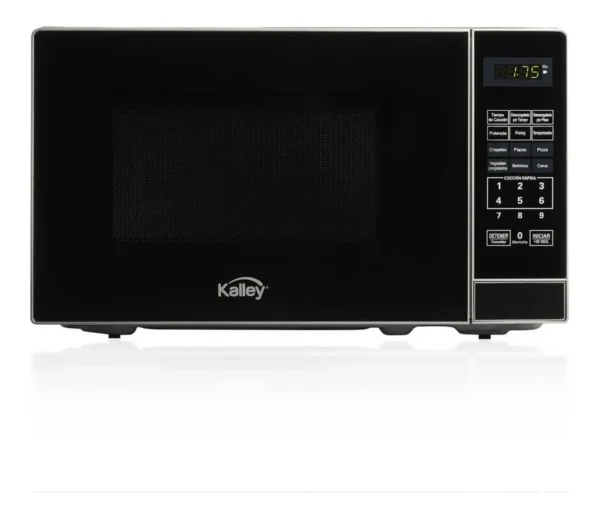 Vista alterna de microondas kalley de 20 litros de 700w