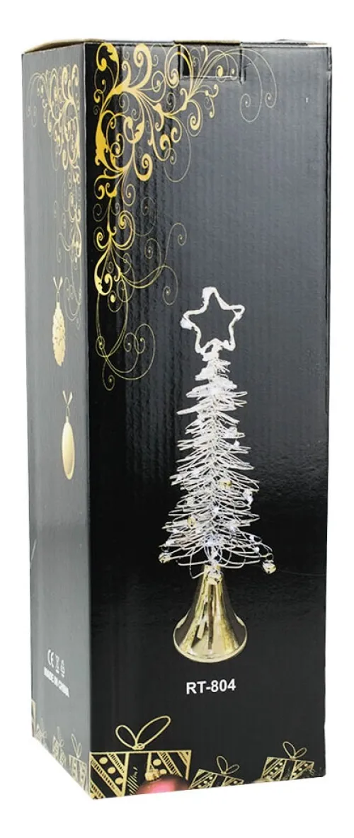 arbol navideÑo de 35cm x3 bateria aaa con luces