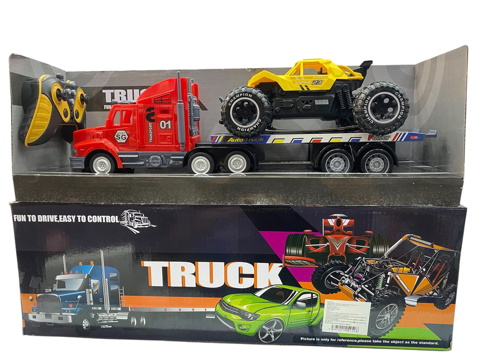 carro control remoto con accsesorios set x2