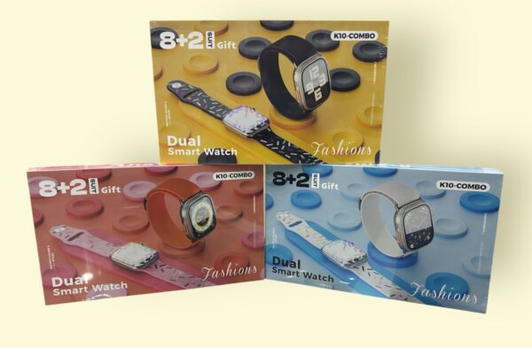 K10 COMBO DOBLE RELOJ TITANIUM 49MM + ALUMINIUM 45MM 8 MANILLAS